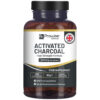Activated Charcoal Capsules - 200 High Strength Vegan Capsules- 2000mg per serving I Made in the UK by Prowise Healthcare