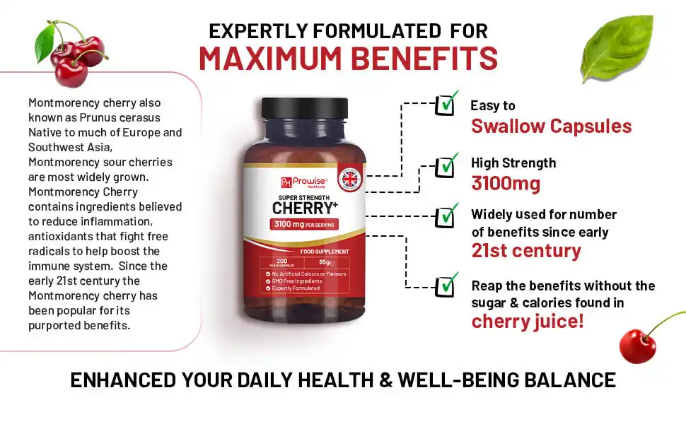 Cherry+ 3100mg capsules