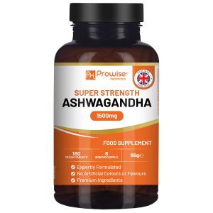 Ashwagandha 1500mg 180 Vegan Tablets