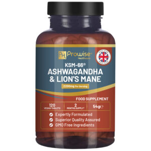 KSM-66 Ashwagandha and Lions Mane Tablets