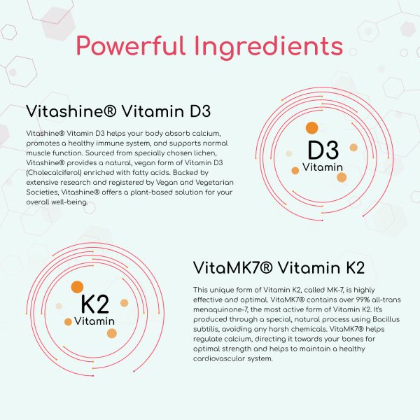 PROSTRIP®️ Vitamin D3 + K2 – 30 Oral Vegan Strips – Premium Ingredients Vitashine® Vitamin D3 & VitaMK7® Vitamin K2 - No Water needed – High Absorption with maximum benefits by Prowise Healthcare - Image 2